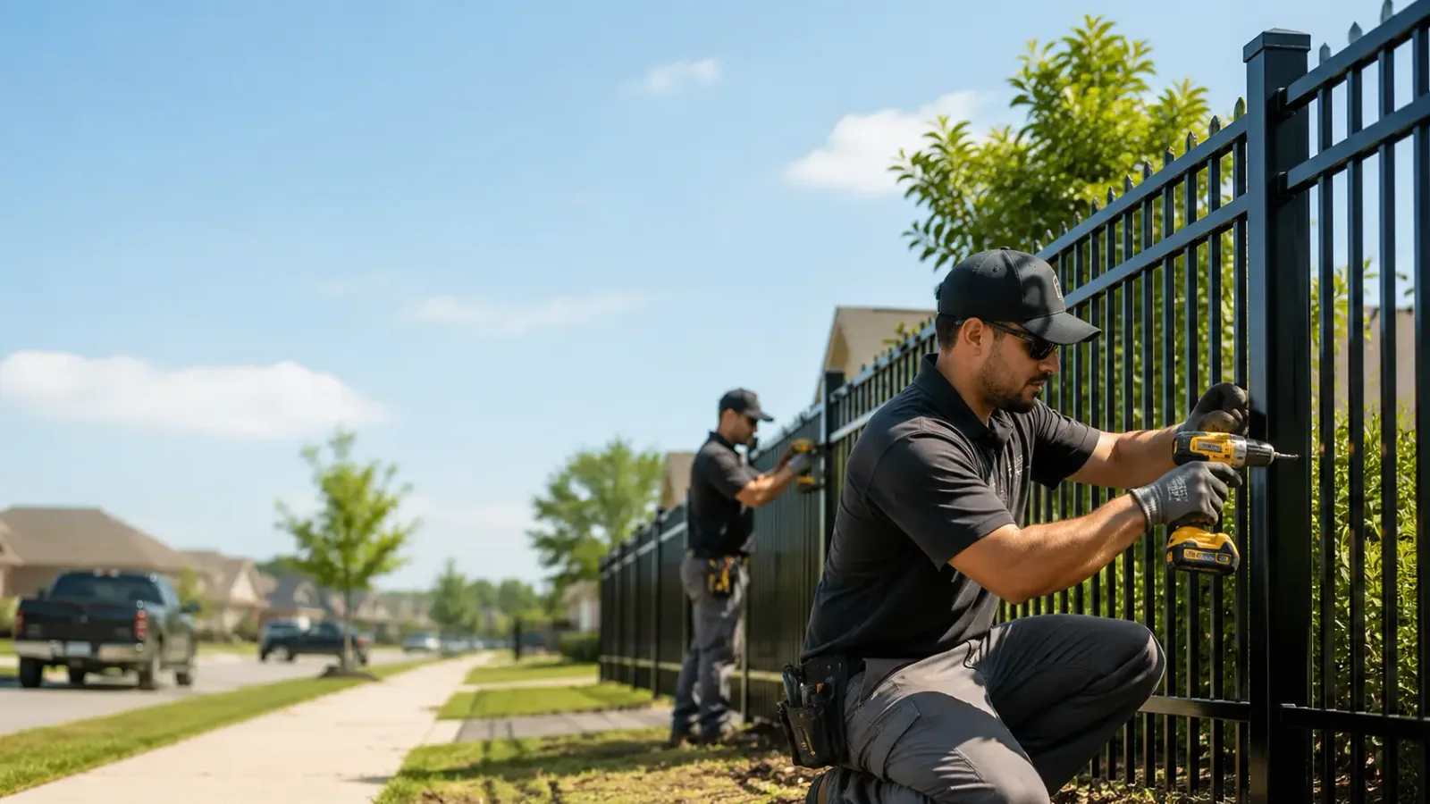 Metal Fence Installation in Farmington, MI